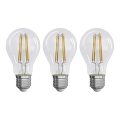SET 3x LED Žarnica FILAMENT A60 E27/5W/230V 4000K Energijski razred A