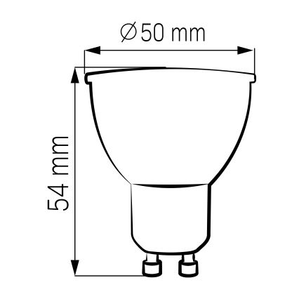 SET 3x LED Žarnica GU10/4,5W/230V 4000K