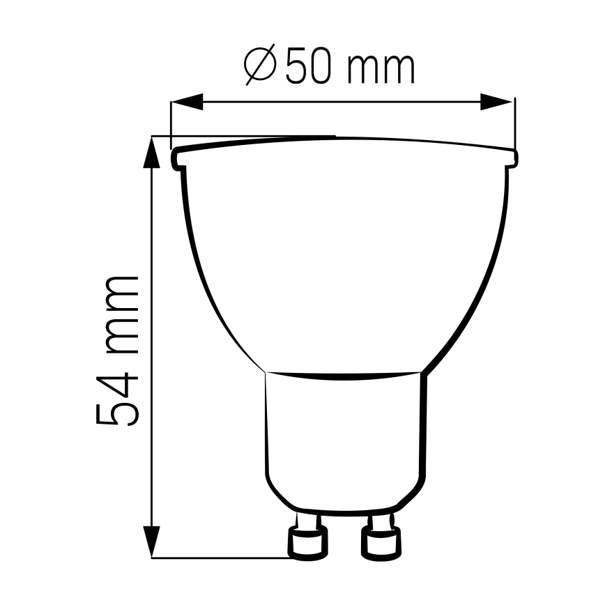 SET 3x LED Žarnica GU10/4,5W/230V 4000K