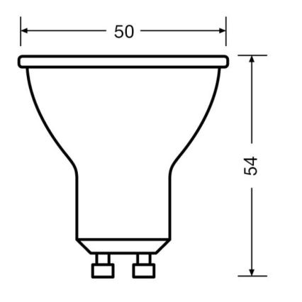 SET 3x LED Žarnica PAR16 GU10/6,9W/230V 2700K 36° - Osram
