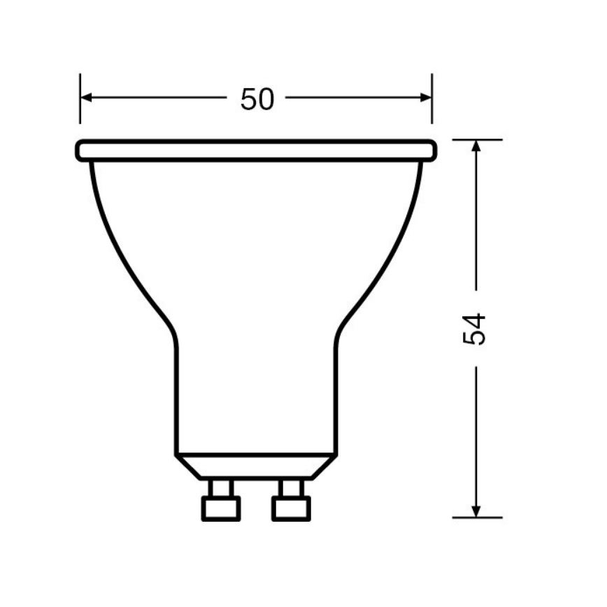 SET 3x LED Žarnica PAR16 GU10/6,9W/230V 2700K 36° - Osram