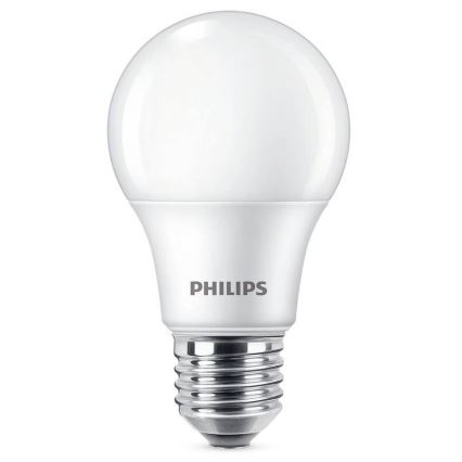 SET 3x LED Žarnica Philips A60 E27/8W/230V 6500K