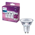 SET 3x LED Žarnica Philips PAR16 GU10/3,5W/230V 4000K