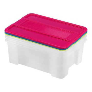 SET 3x Škatla za shranjevanje TEX BOX 10 l