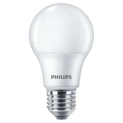 SET 3xLED Žarnica Philips A60 E27/8W/230V 4000K