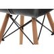 SET 4x Jedilni stol TRIGO 74x48 cm svetlo siva/bukev
