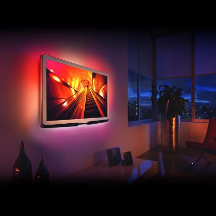 SET 4x LED RGB Zatemnitveni trak 2x30cm 2x50cm LED/2,16/3,6W/5V IP65 + Daljinski upravljalnik