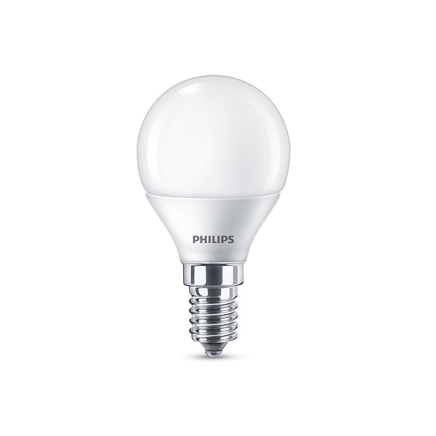 SET 4x LED Žarnica Philips P45 E14/5,5W/230V 2700K
