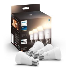 SET 4x LED Zatemnitvena žarnica Philips Hue WHITE A60 E27/9W/230V 2700K