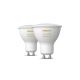 SET 4x LED Zatemnitvena žarnica Philips Hue WHITE AMBIANCE GU10/5W/230V 2200-6500K