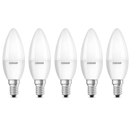 SET 5x LED žarnica BASE B40 E14/4,9W/230V 2700K - Osram
