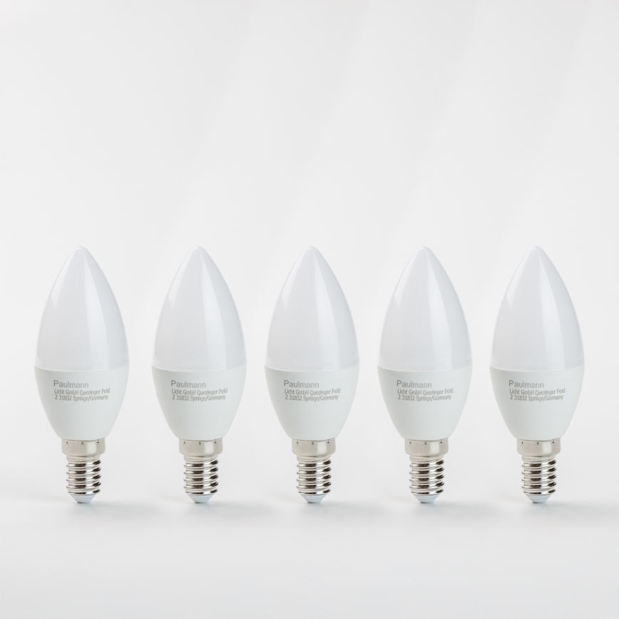 SET 5x LED Žarnica E14/5,5W/230V 2700K - Paulmann 28782