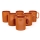 Set 6 keramičnih Hubert oranžnih skodelic