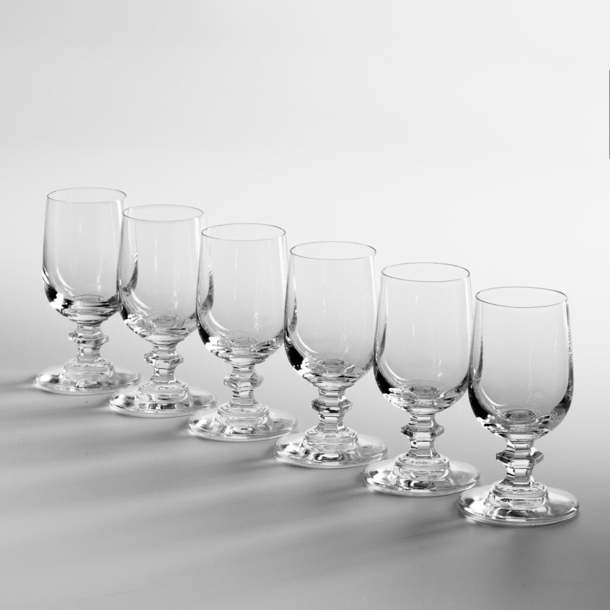 Set 6x Kozarci za liker 70 ml prozorna