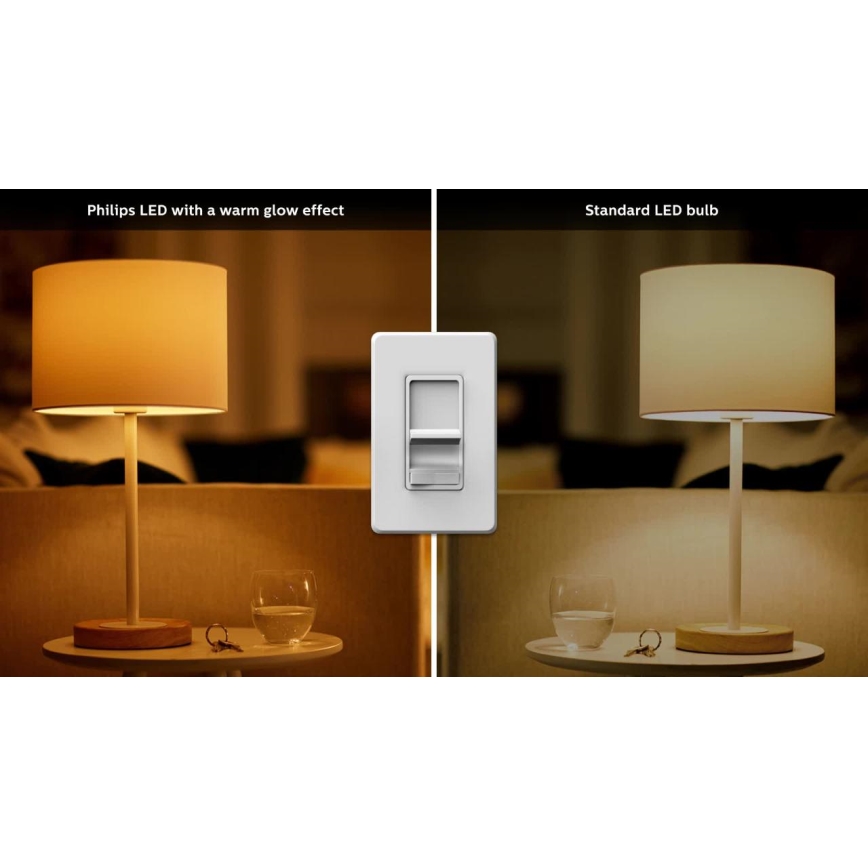 SET 6x LED Zatemnitvena žarnica Philips Warm Glow GU10/3,8W/230V 2200-2700K CRI 90