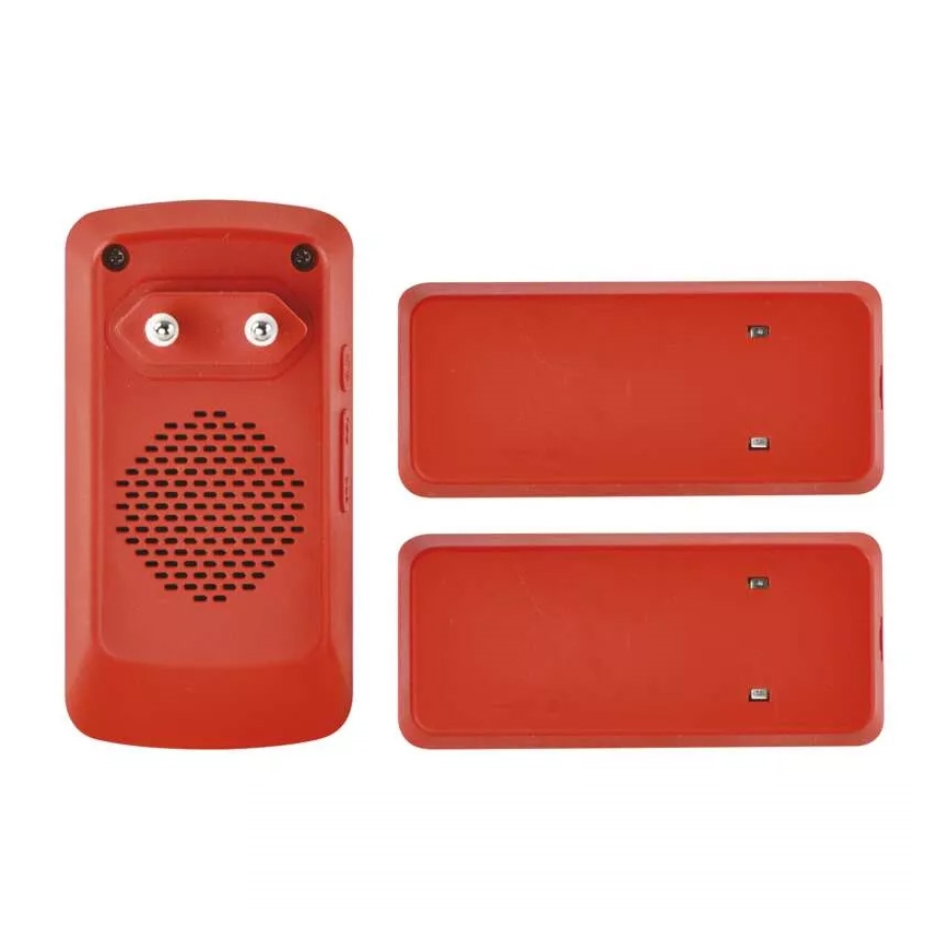 SET Brezžični zvonec za vtičnico + 2x gumb 230V IP44