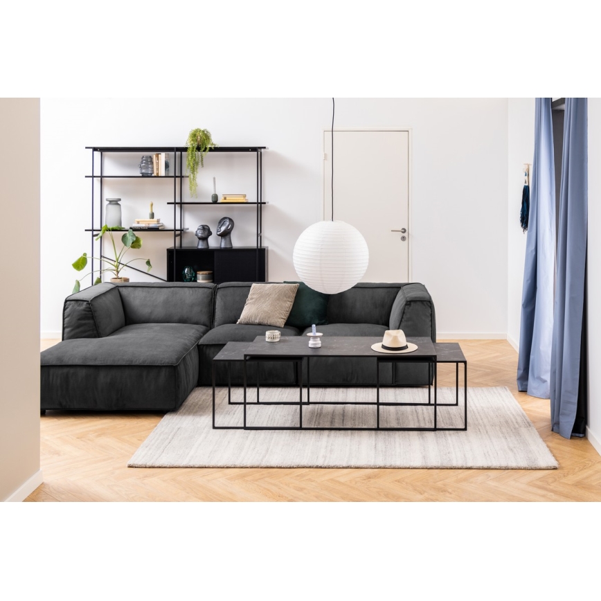 Set konferenčnih miz ALMA, 3 kosi, antracit