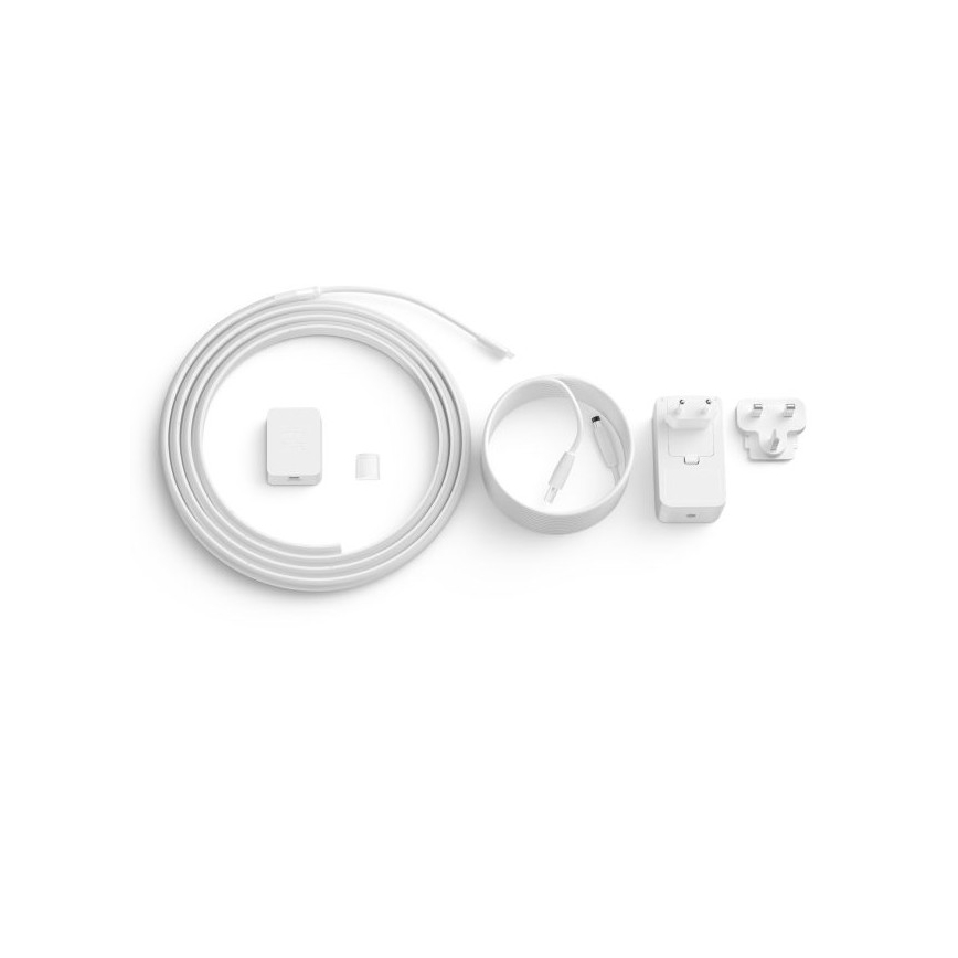 SET - LED RGBW Zatemnitveni trak Philips Hue WHITE AND COLOR AMBIANCE 2m LED/20W/230V + 4x Zatemnitvena žarnica Philips A60 E27/6,5W/230V 2000-6500K
