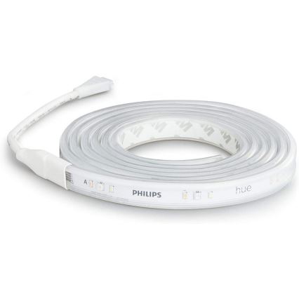 SET - LED RGBW Zatemnitveni trak Philips Hue WHITE AND COLOR AMBIANCE 2m LED/20W/230V + trak 1m LED/11W/12V