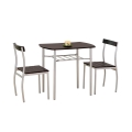 Set za balkon LANCE 82x50 cm, kovina/wenge