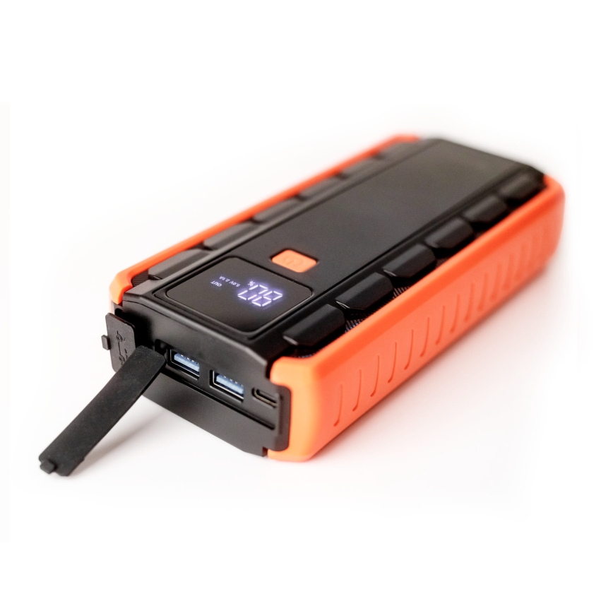 Set za zagon avtomobila 1000A s power bankom 12000 mAh PD 10W in LED Baterijska svetilka