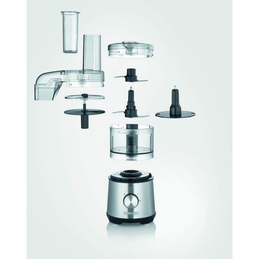 Severin KM 3865 - sesekljalnik za hrano 400W/230V nerjaveče jeklo/črna