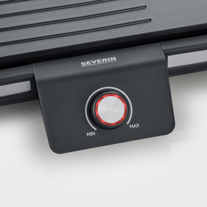 Severin PG 8564 - Namizni električni žar 2300W/230V 50x30 cm črna