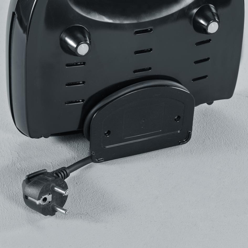 Severin SA 2969 - Opekač kruha 700W/230V nerjaveče jeklo/črna