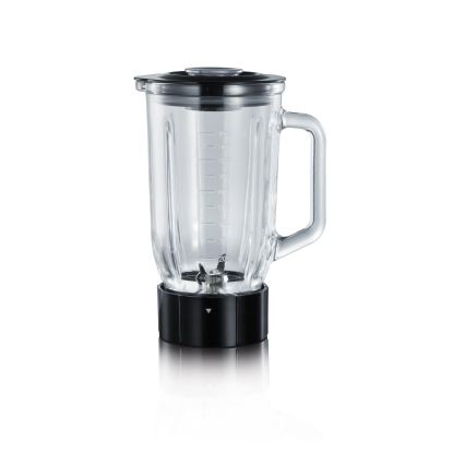 Severin SM 3737 - Namizni mešalnik 1 l 500W/230V nerjaveče jeklo/črna