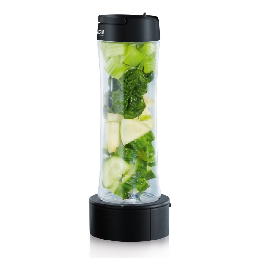 Severin SM 3737 - Namizni mešalnik 1 l 500W/230V nerjaveče jeklo/črna