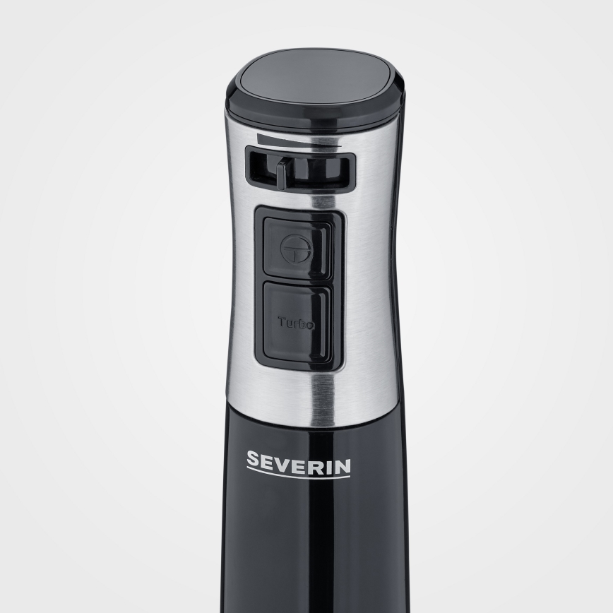 Severin SM 3771 - Ročni palični mešalnik 600W/230V nerjaveče jeklo/črna