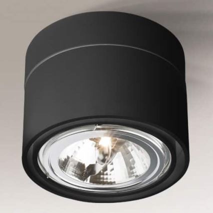 Shilo - Reflektor 1xGU10/15W/230V črn