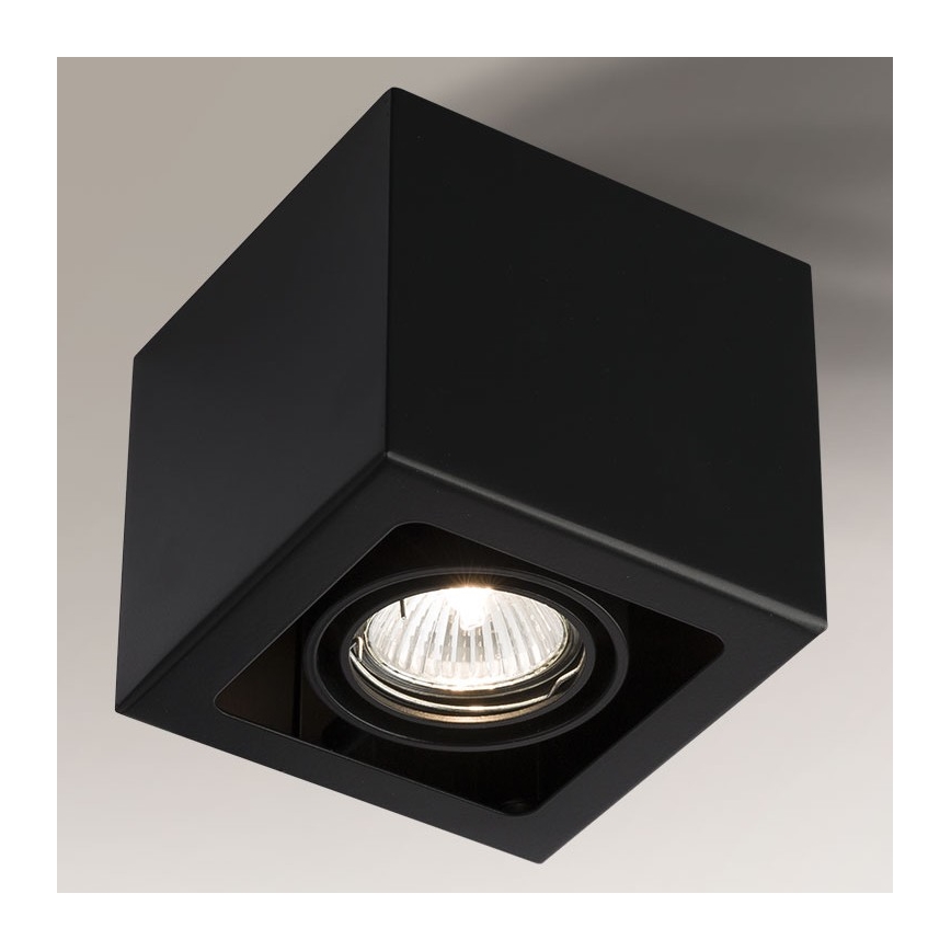 Shilo - Reflektor 1xGU10/15W/230V črn