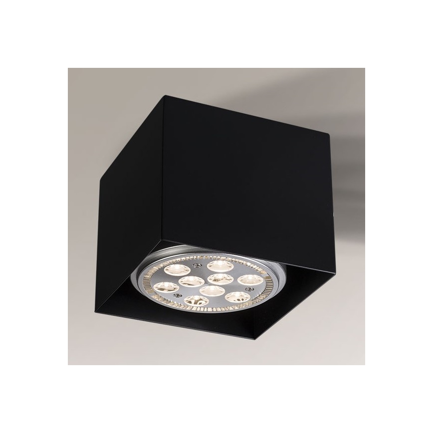 Shilo - Reflektor 1xGU10/15W/230V črn