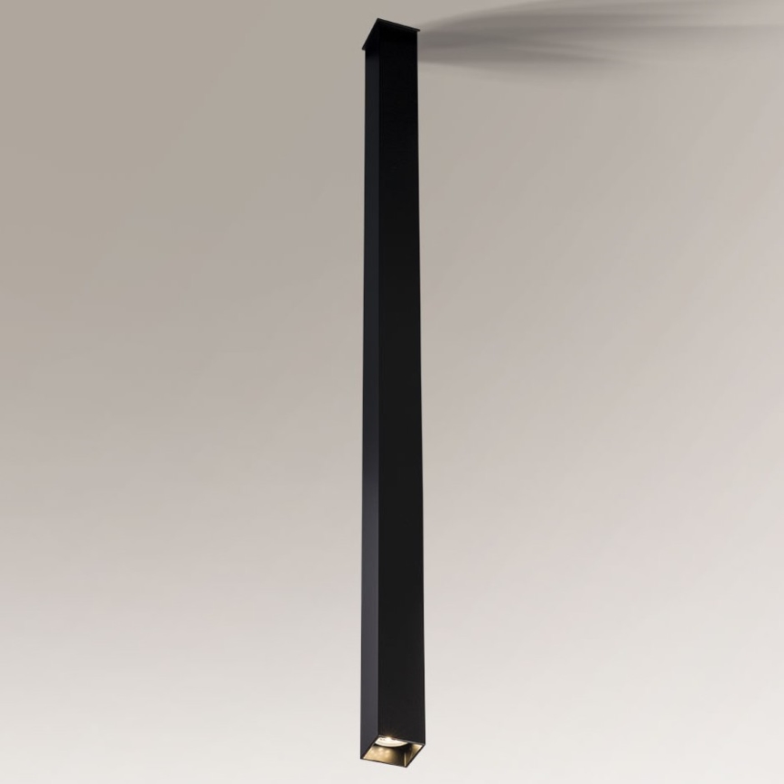 Shilo - Stropna svetilka 1xGU10/15W/230V črna