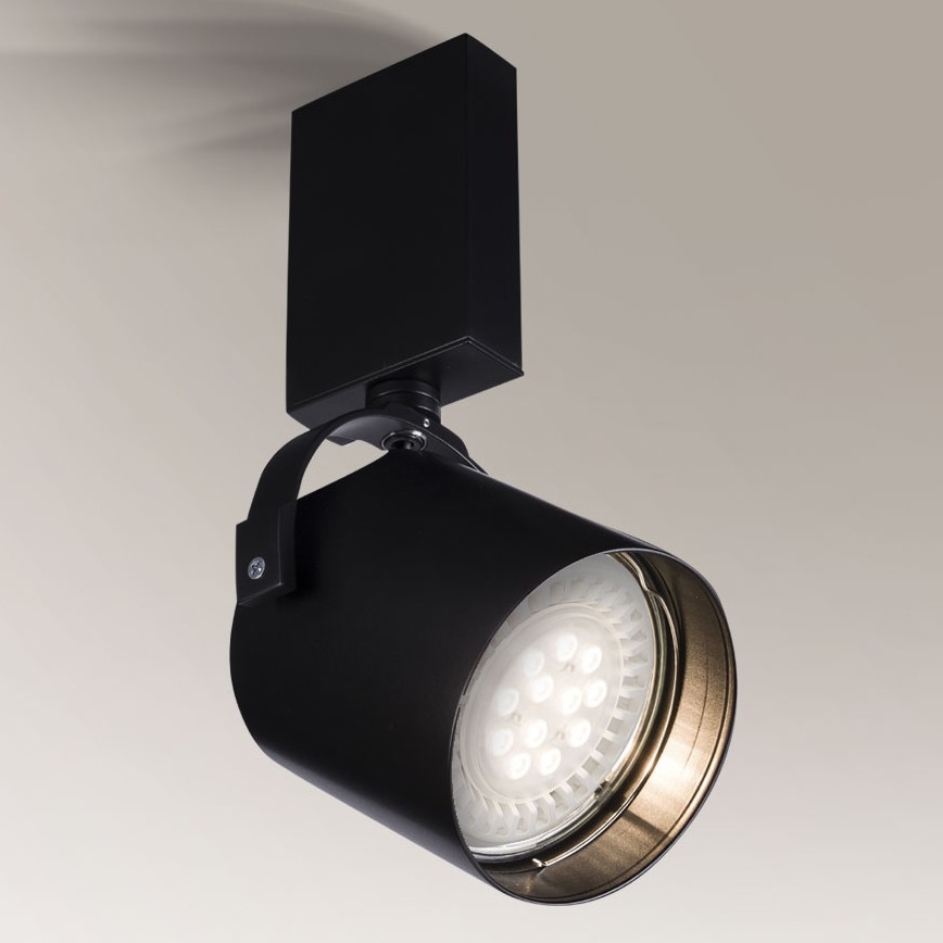 Shilo - Reflektor 1xGU10/15W/230V črn