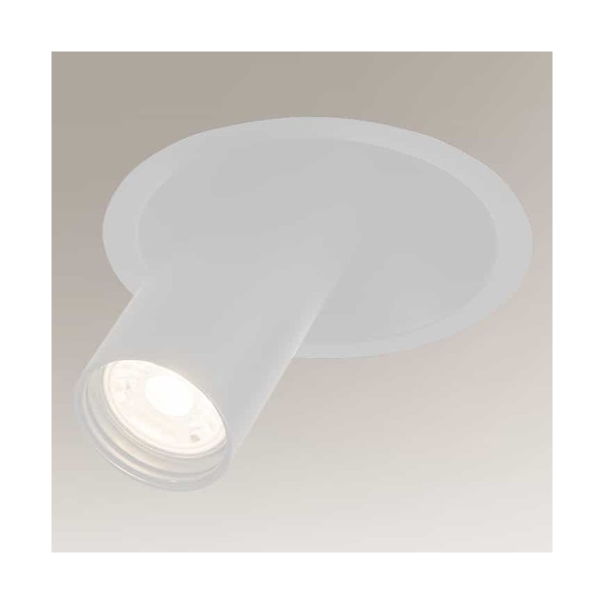 Shilo 7805 - Vgradni reflektor YAKUMO 1xGU10//MR11/15W/230V bel