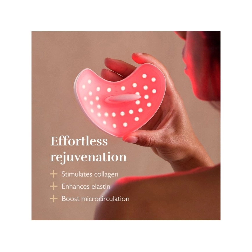 Silk’n - LED terapevtska maska za ustnice LED/5V 500 mAh bež