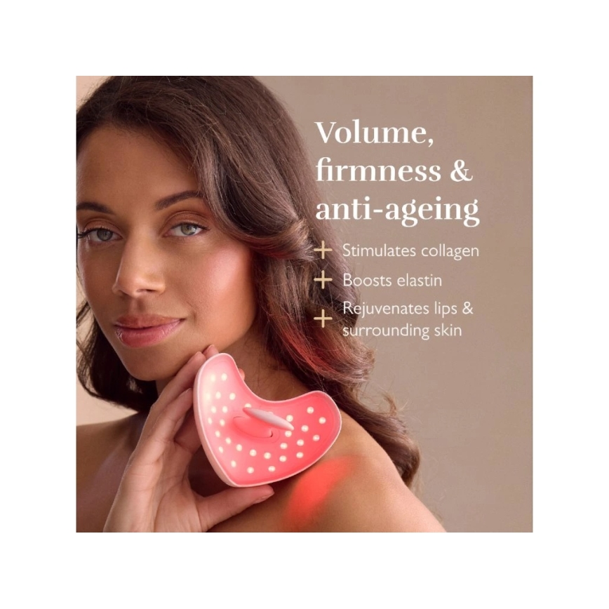 Silk’n - LED terapevtska maska za ustnice LED/5V 500 mAh bež