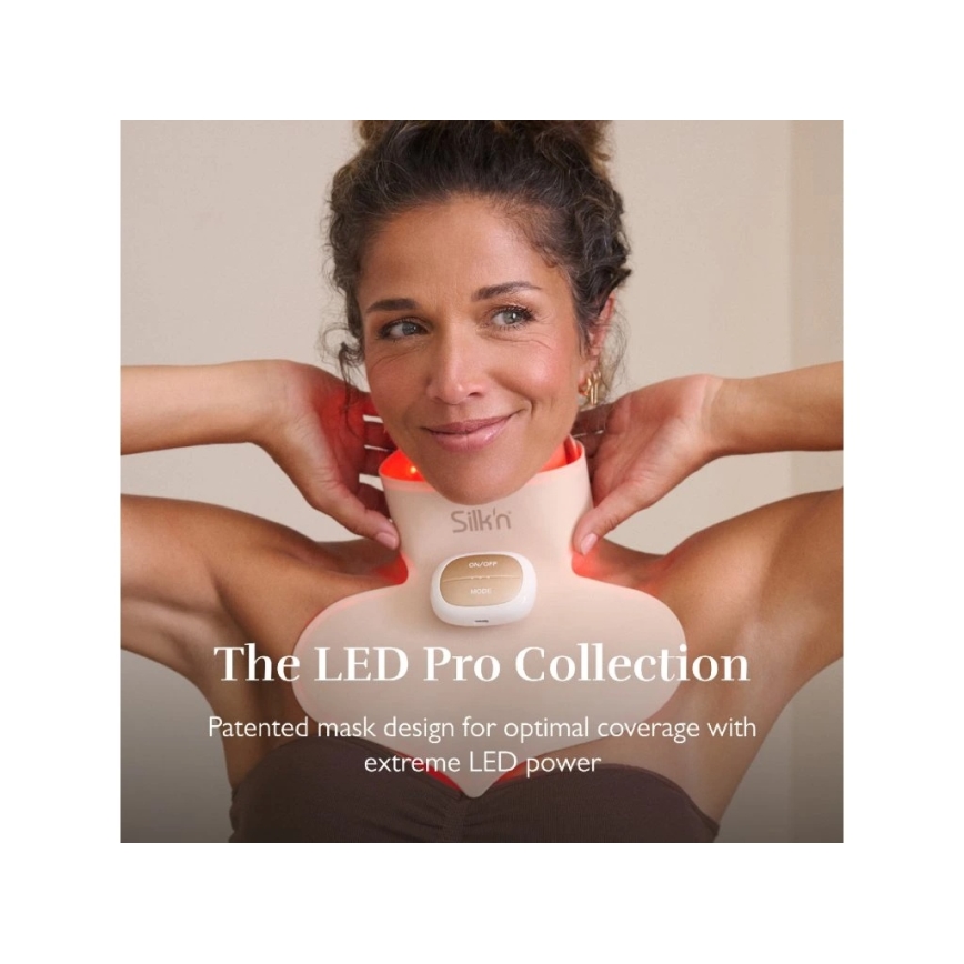Silk’n - LED terapevtska prsna maska LED/5V bež