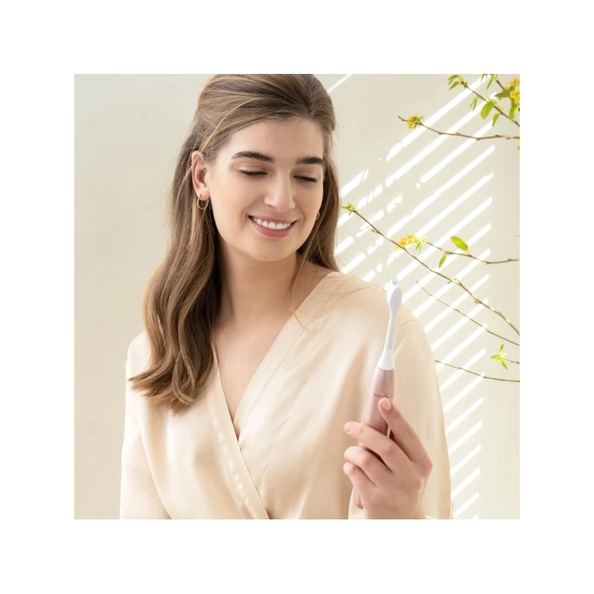 Silk’n - Sonična vibracijska zobna ščetka SONIC YOU 3350 mAh IPX7 rožnato zlata