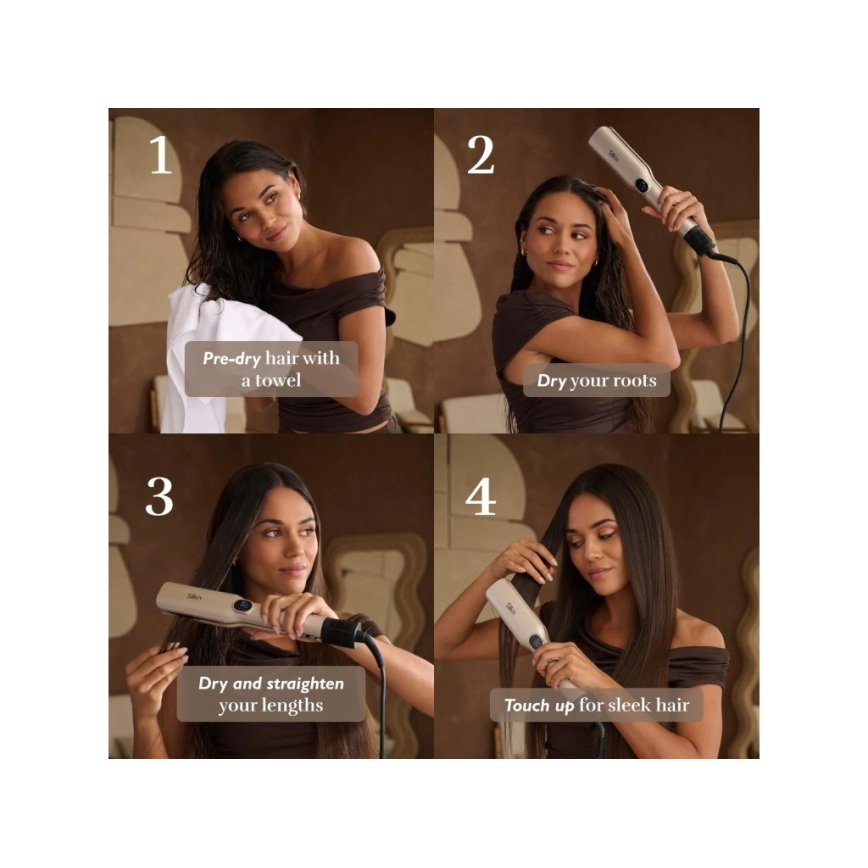 Silk’n - Sušilec za lase 3 v 1 SILKYAIR TRINITY 230V v zlati barvi