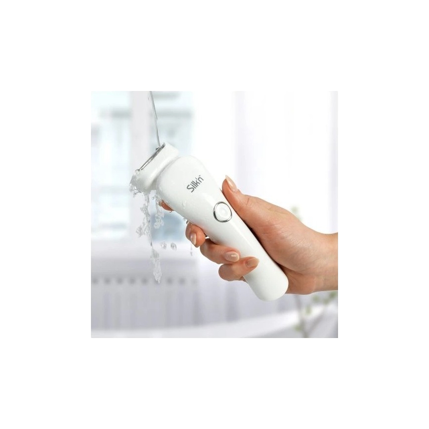 Silk’n - Ženski brivnik LADY SHAVE Wet&Dry 2xAAA bela