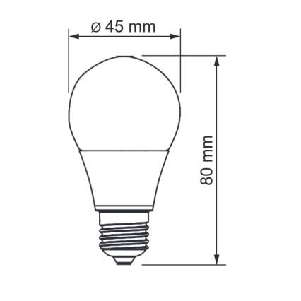 Sinclair - LED Žarnica E14/5W/230V 3000K