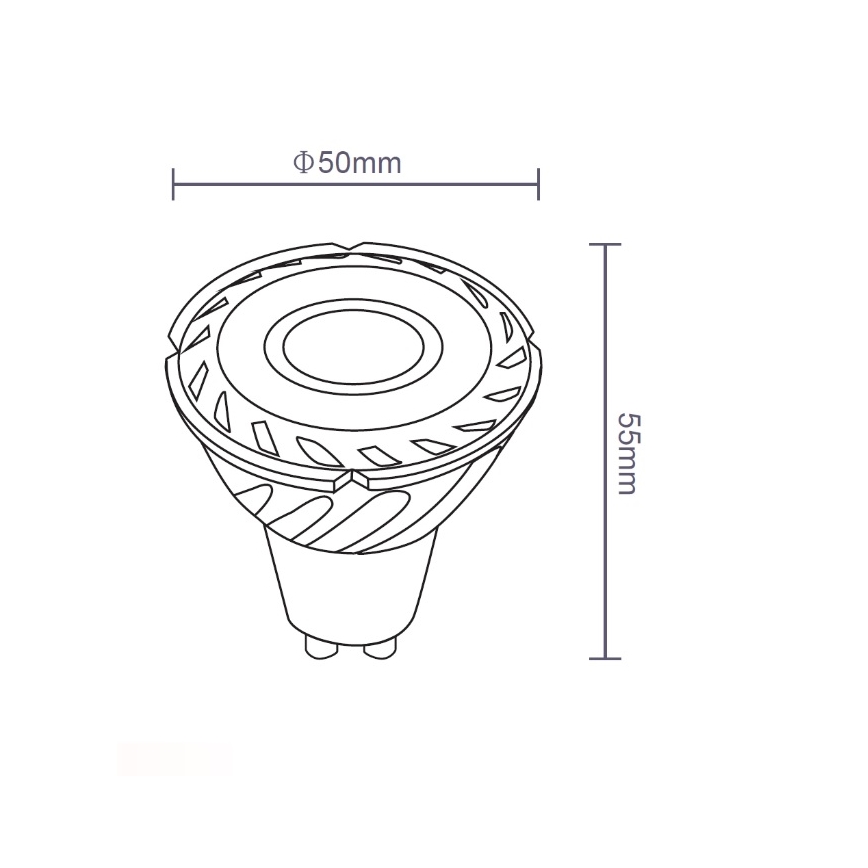 Sinclair - LED Žarnica GU10/5W/230V 4000K