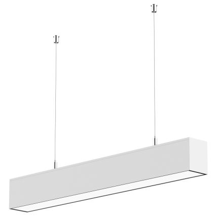 Sinclair - LED Stropna svetilka LSM LED/40W/230V 3000K/4000K/5000K 120 cm srebrna