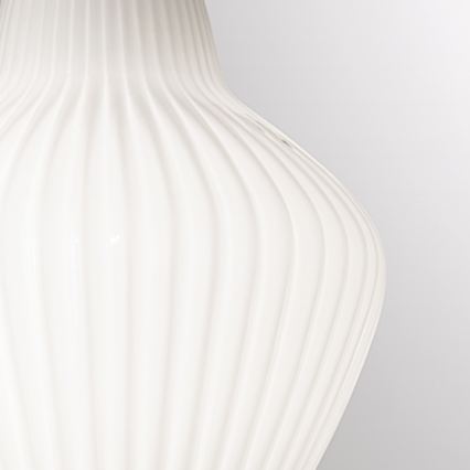 SIRU - Lestenec na vrvici LONDON 1xE27/60W/230V bela/sijajni krom Venetian steklo