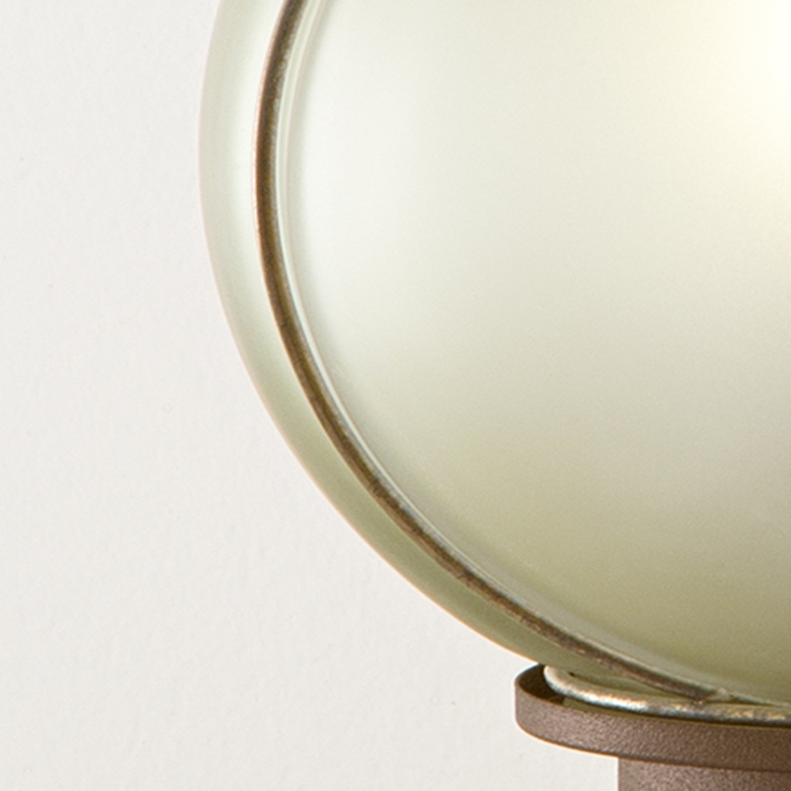 SIRU - Namizna svetilka FLORET 1xE14/40W/230V rjava/siva Venetian steklo