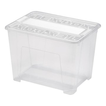 Škatla za shranjevanje TEX BOX 21 l prozorna