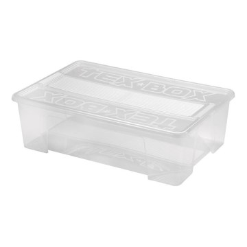 Škatla za shranjevanje TEX BOX 28 l prozorna